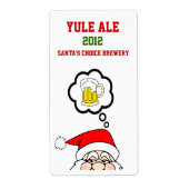Leuke Kerstman Custom Bier Labels (Voorkant)