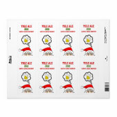 Leuke Kerstman Custom Bier Labels (Full Sheet)