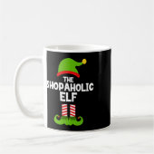 Leuke Kerstman Elf Kerst Overeenkomstige Feest Win Koffiemok (Links)