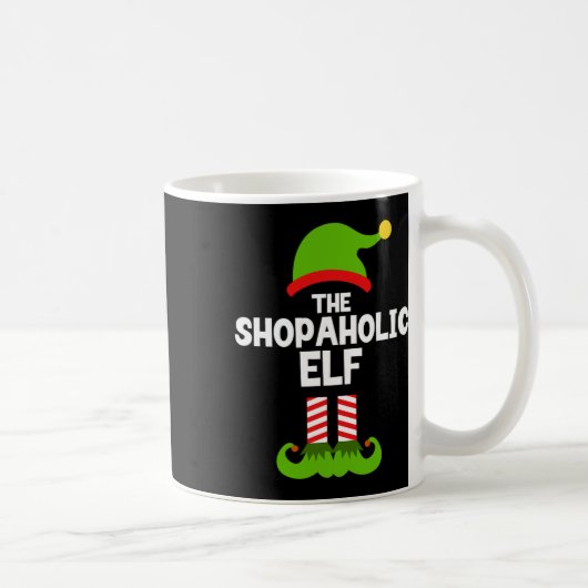 Leuke Kerstman Elf Kerst Overeenkomstige Feest Win Koffiemok (Rechts)