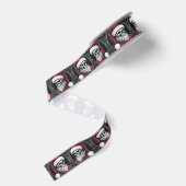 Leuke Kerstman Grosgrain Lint (Achterkant)