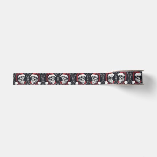 Leuke Kerstman Grosgrain Lint (Voorkant)