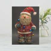 Leuke Kerstman Kaart (Staand voorkant)