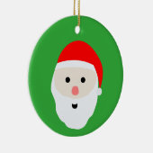 Leuke kerstman keramische ornament (Rechts)