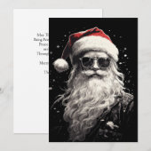 Leuke Kerstman Kerstkaart Kaart (Voorkant / Achterkant)