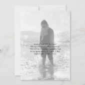 Leuke Kerstman Kerstmis Beach Party Kaart (Achterkant)