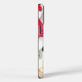 Leuke Kerstman met Snow Art Print Case-Mate iPhone Case (Achterkant / Rechts)