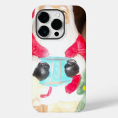  Leuke Kerstman met Snow Art Print Case-Mate iPhone Case (Achterkant)