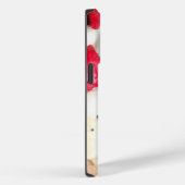 Leuke Kerstman met Snow Art Print Case-Mate iPhone Case (Achterkant / Rechts)