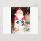  Leuke Kerstman met Snow Art Print Feestdagenkaart (Voorkant)