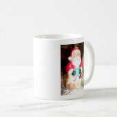 Leuke Kerstman met Snow Art Print Koffiemok (Voorkant rechts)