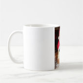  Leuke Kerstman met Snow Art Print Koffiemok (Links)