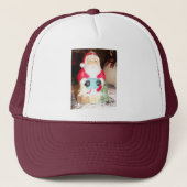  Leuke Kerstman met Snow Art Print Trucker Pet (Voorkant)