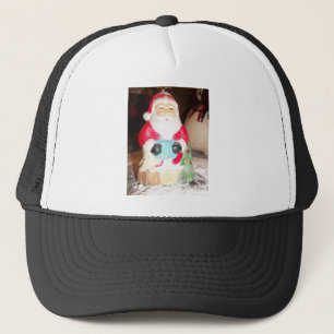  Leuke Kerstman met Snow Art Print Trucker Pet