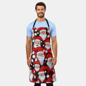 Leuke Kerstman Schort (Gedragen)