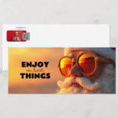 Leuke kerstman: Verrassingskaart met QR-code (Voorkant / Achterkant)