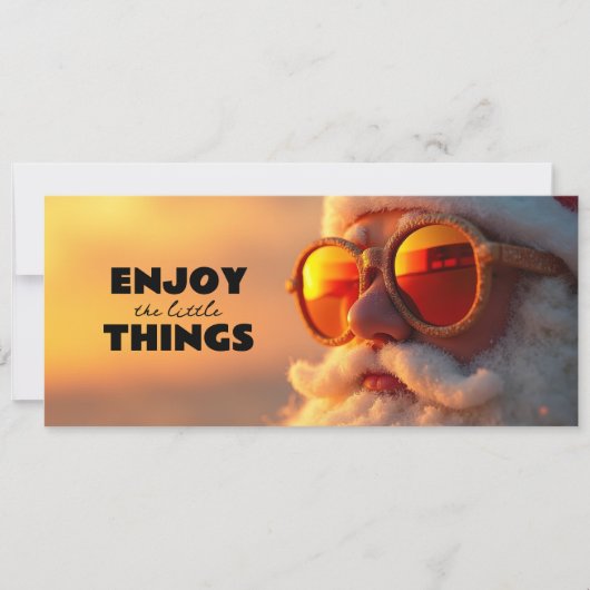 Leuke kerstman: Verrassingskaart met QR-code (Voorkant)