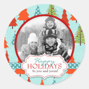 Leuke Kerstmis Foto Sticker 2