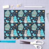 Leuke Kerstmis Gnome en Decoraties Tissuepapier (Craft)