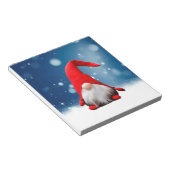 Leuke Kerstmis Kerstman Sneeuw Sterren Notitieblok (Schuin)