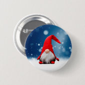 Leuke Kerstmis Kerstman Sneeuw Sterren Ronde Button 5,7 Cm (Voorkant /achterkant)