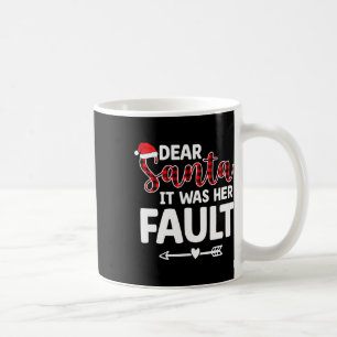 Leuke Kerstmis Matchende Koppels Zijn Haar Pyjama' Koffiemok
