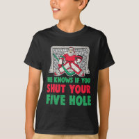 Leuke Kerstmis Santa Ice Hockey Goaltender Goalie 