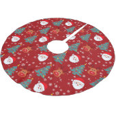 Leuke Kerstmis Santa Reindeer | Kerst Feestdagen Kerstboom Rok (Gekanteld)