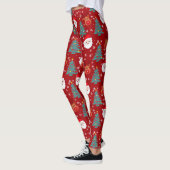 Leuke Kerstmis Santa Reindeer | Kerst Feestdagen Leggings (Links)