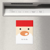 Leuke Kerstmis Schattig Minimaal Santa Gezicht Magneet (Insitu (Vaatwasser))