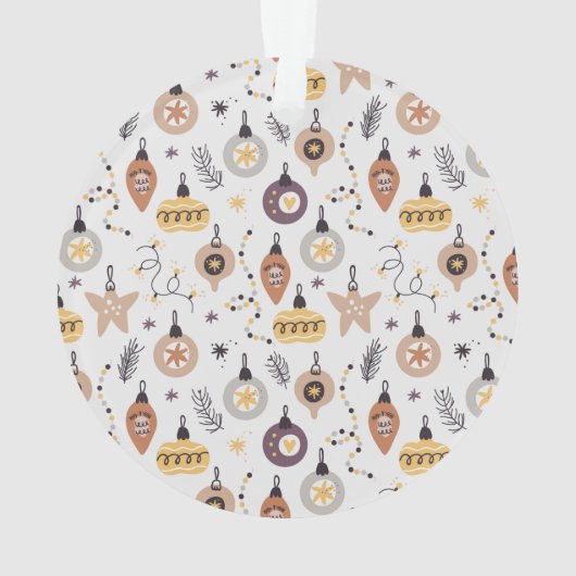 leuke kerstvakantie Aangepaste foto Ornament (achterkant)