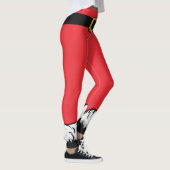 Leuke kerstvakantie rode kerstbroek leggings (Rechts)