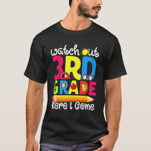 Leuke kijk uit 3e klas eerste dag van school grap t-shirt
