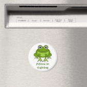 Leuke Kikker Cartoon - Prince in Training Magnet (Insitu (Vaatwasser))