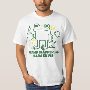 Leuke Kikker Koffie Boerenflat Meme T-shirt