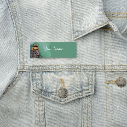 Leuke Kikker Natuur Wildlife Naam Custom Naamplaatje (In situ)