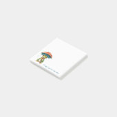 Leuke Kikker Notities – Regenachtige Dag Plezier Post-it® Notes (Schuin)