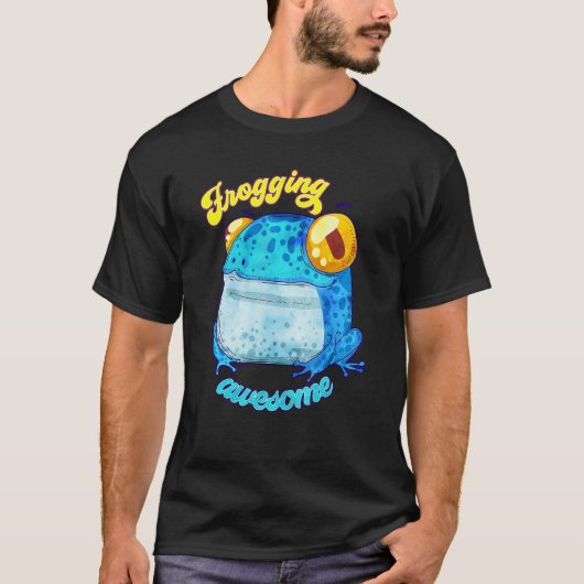 Leuke kikker Prachtige Dierlijke Dier Toad Froggin T-shirt (Voorkant)