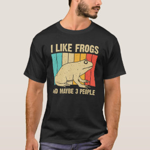 Leuke kikker voor Toad Lover Mannen Vrouwen Amphib T-shirt