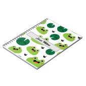 Leuke kikkers en bijen gepersonaliseerd met kinder notitieboek (Linkerzijde)