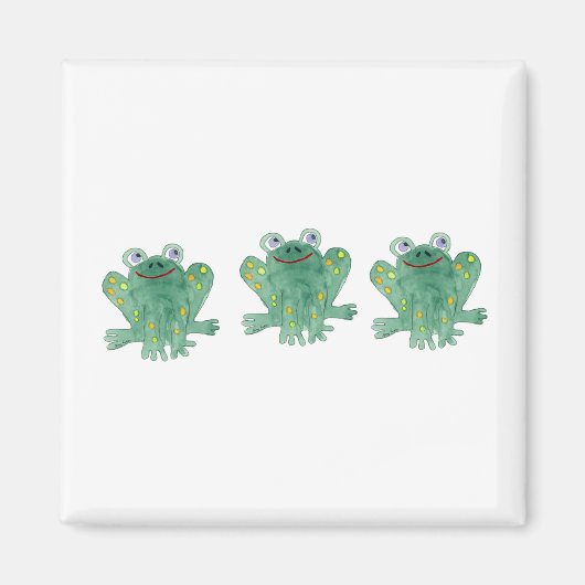 Leuke kikkers magneet (Voorkant)