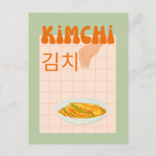 Leuke kimchi briefkaart