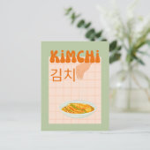 Leuke kimchi briefkaart (Staand voorkant)