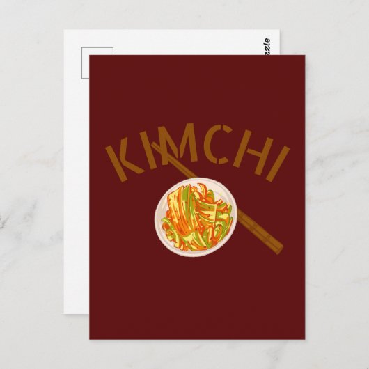 Leuke kimchi briefkaart (Voorkant / Achterkant)