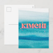 Leuke kimchi feestdagenkaart (Voorkant / Achterkant)