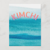 Leuke kimchi feestdagenkaart (Voorkant)