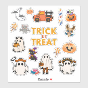Leuke Kind Halloween Ghost Pumpkin Stickers