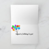 leuke kind verjaardagsmuizen in heldere kleuren kaart (Binnen)