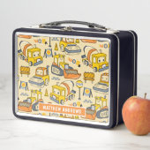 Leuke Kinder Bouwvoertuigen Gepersonaliseerde Naam (In situ)