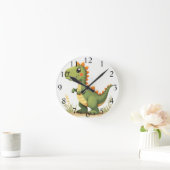 Leuke kinder dinosaurus wandklok (Huis)